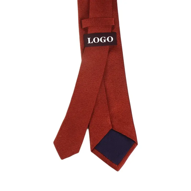 Reverse and finishing details of a necktie