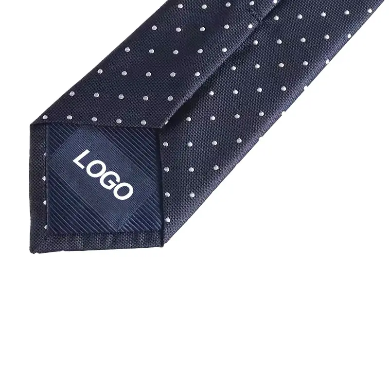 Reverse and finishing details of a necktie