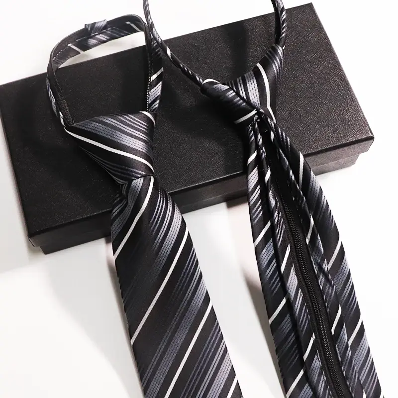 Necktie presentation with a gift box