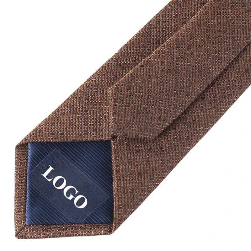 Reverse and finishing details of a necktie