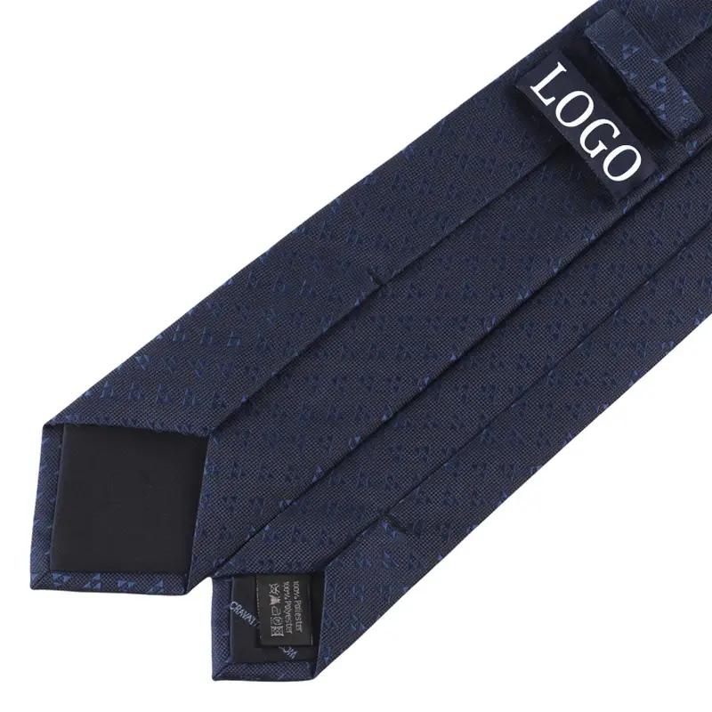 Reverse and finishing details of a necktie