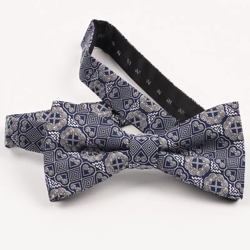 Bow tie shape and neck strap details