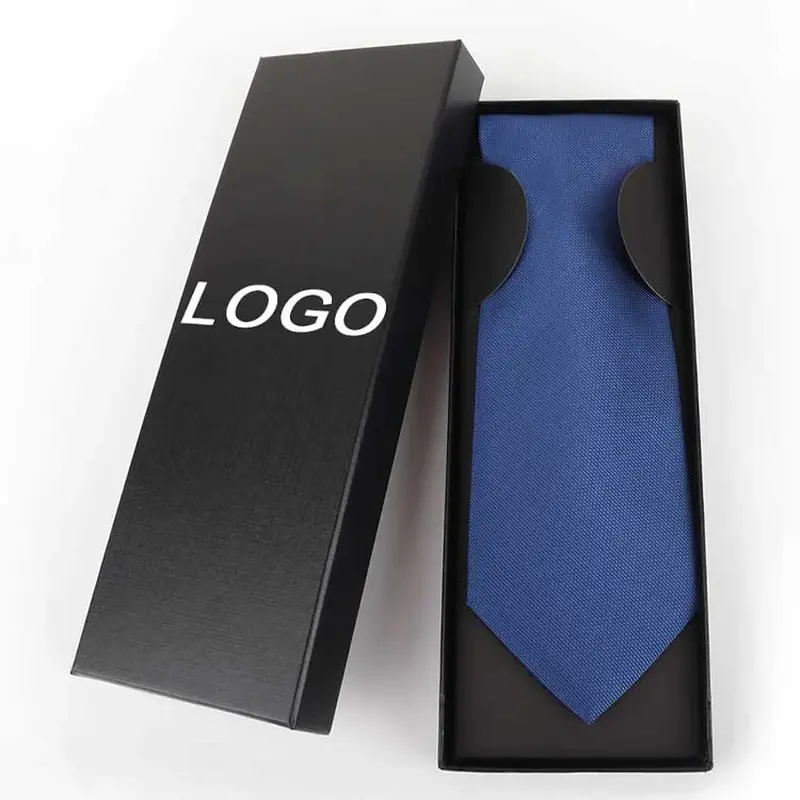 Necktie presentation with a gift box