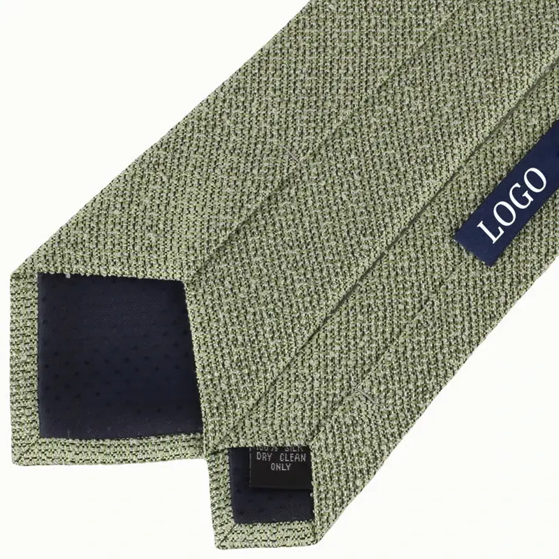 Reverse and finishing details of a necktie