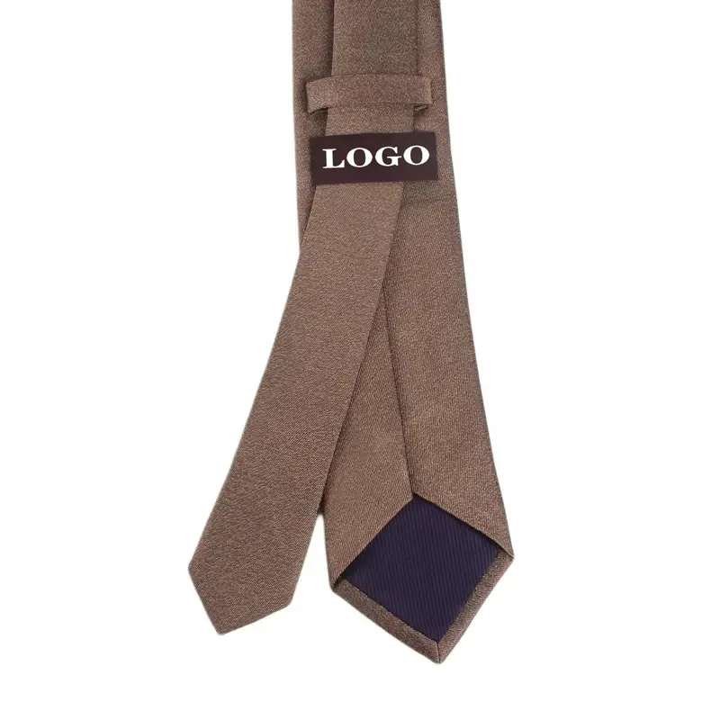 Reverse and finishing details of a necktie